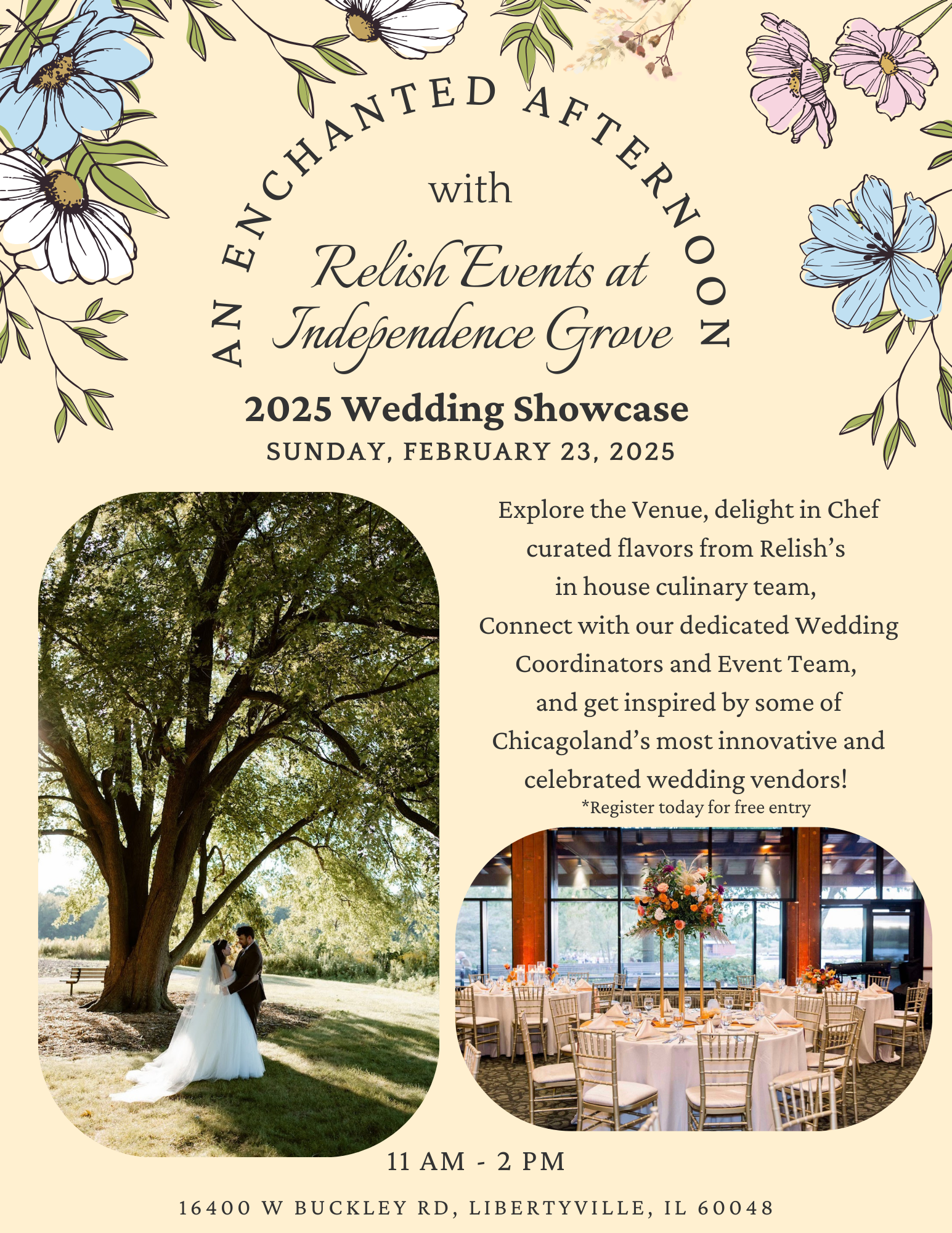 Wedding Showcase at Relish Events at Independence Grove